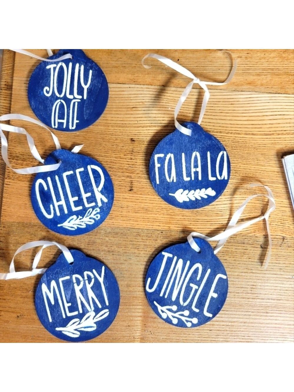 Hand crafted Christmas ornaments